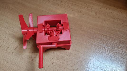 A counter -rotating propeller