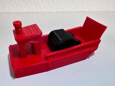 Benchy car ferry with car