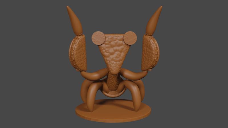 Bugsnax inspired, Praying Picantis, Tabletop DnD miniature