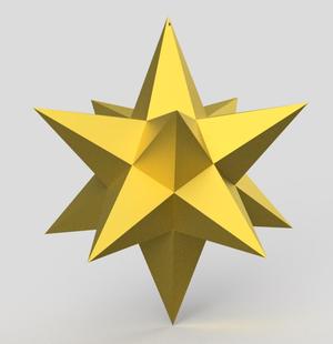 Christmas star easy print