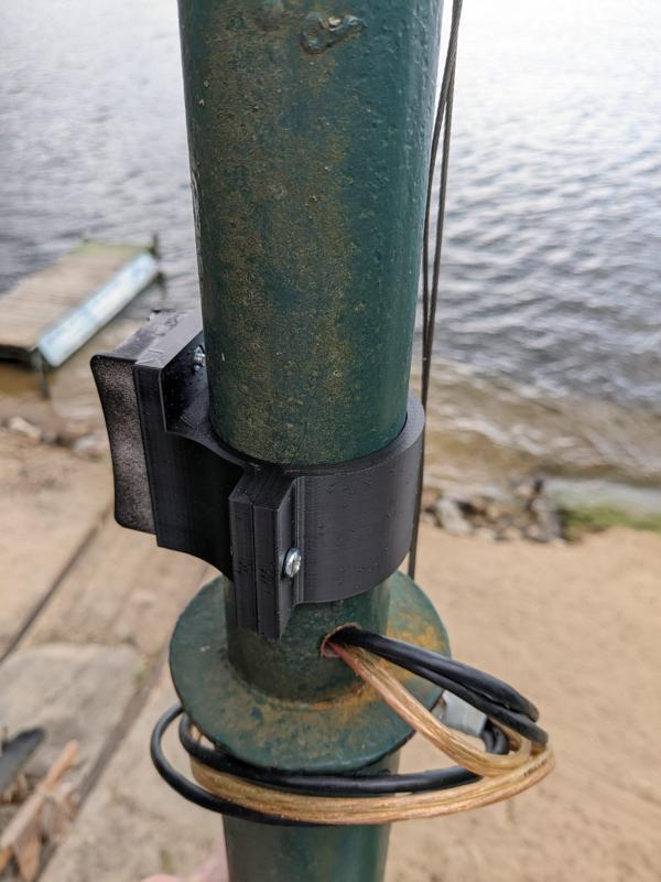 Flag Pole Outdoor Camera Holder