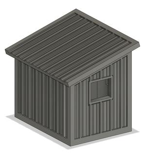 Mini Chicken Coop • 1:64 Scale