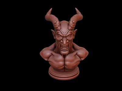 Oni Demon Bust