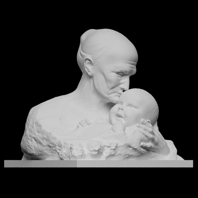 Grandmother's kiss