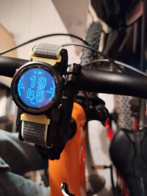 Bike Mount for watch using Garmin mount
