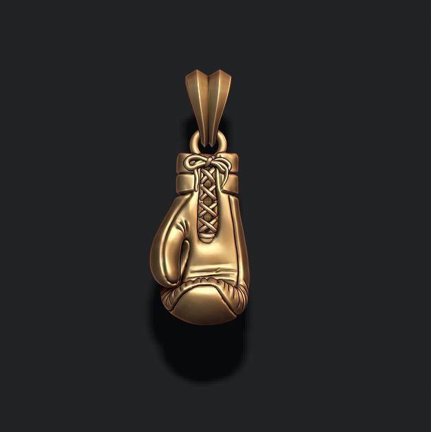 boxing gloves pendant 3D print model