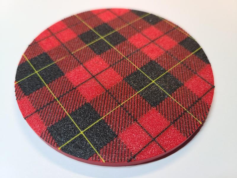 Tartan Pattern Coaster
