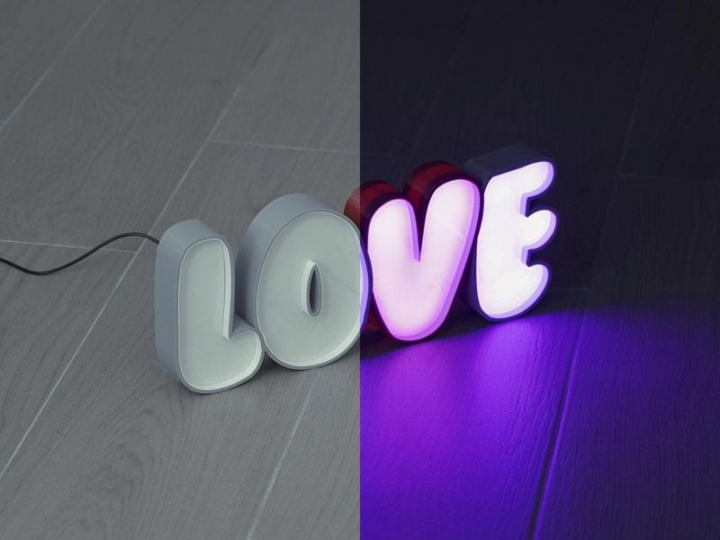 LED Marquee Love