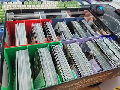 LOTR LCG Player cards storage solution in saga/core box