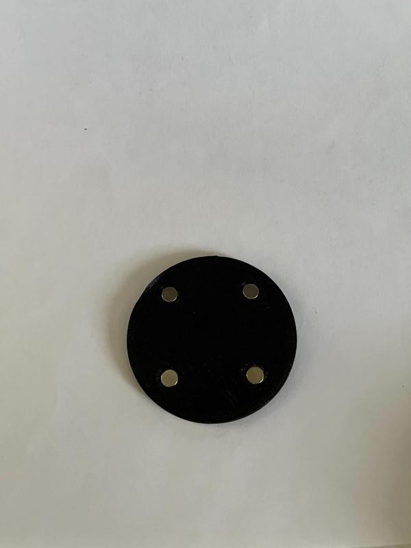 2 x 2 Round Magnetic Base