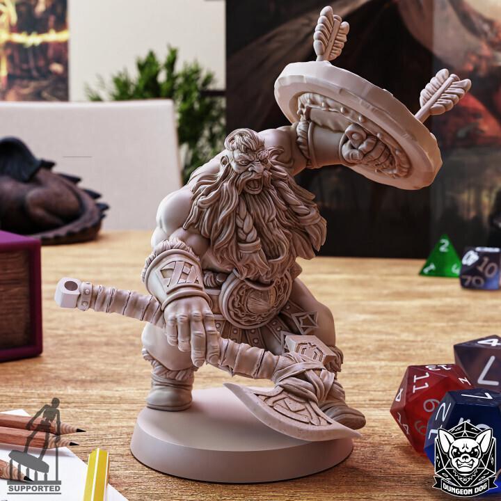 Dwarf Barbarian - B