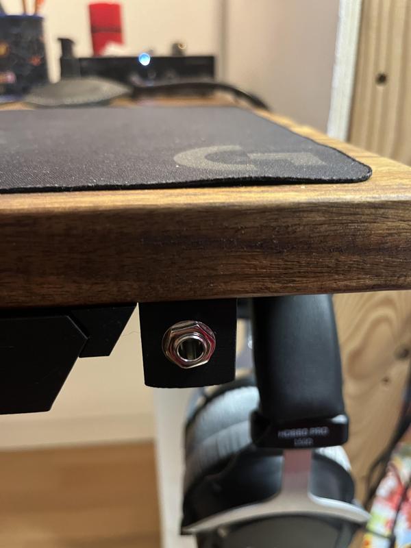 under desk guitar jack holder