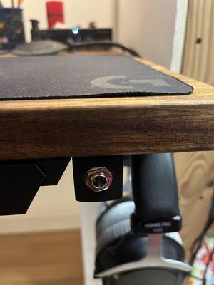 under desk guitar jack holder