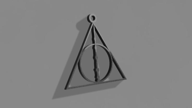 Harry Potter and the Deathly Hallows Keychain