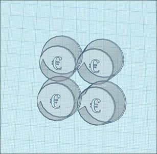 20 euro piggy bank (For 2 euro)