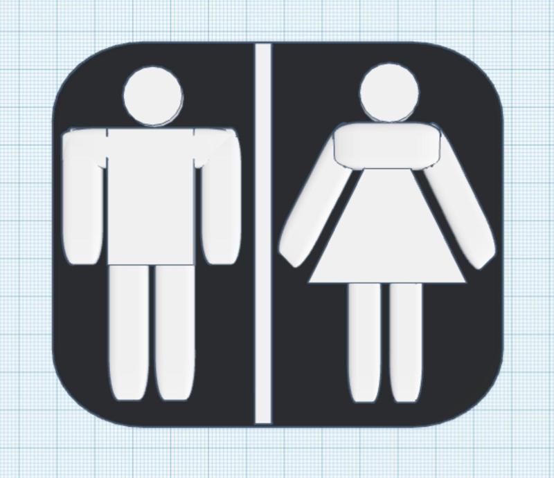 Bathroom Sign