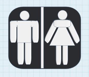 Bathroom Sign