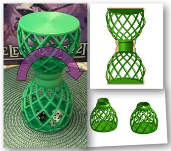 Hourglass Dice Shaker