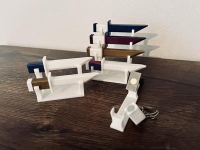 Magnetic Katana Key Chain