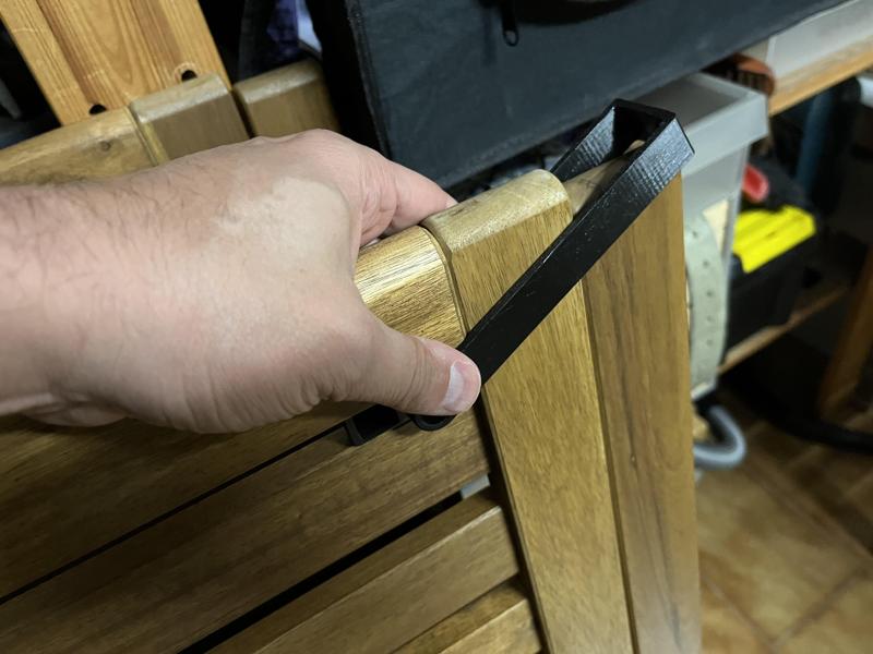 Nammaro folding chair backrest blocks