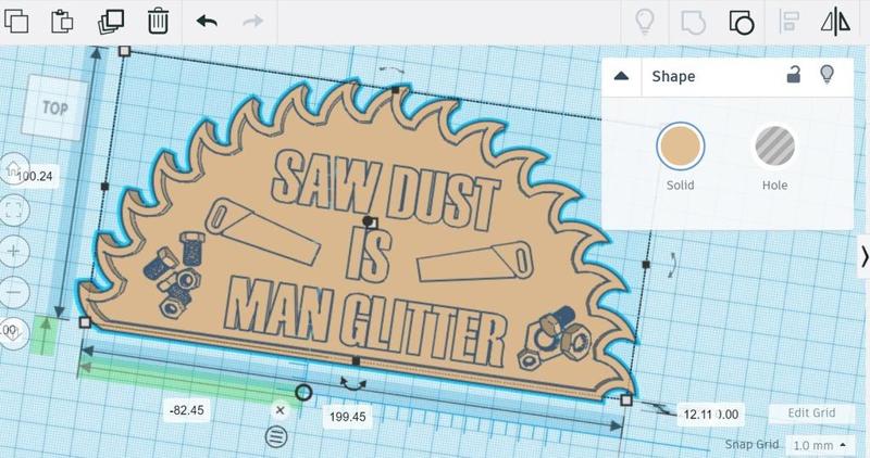 Saw Dust Is Man Glitter + Nuts&bolts