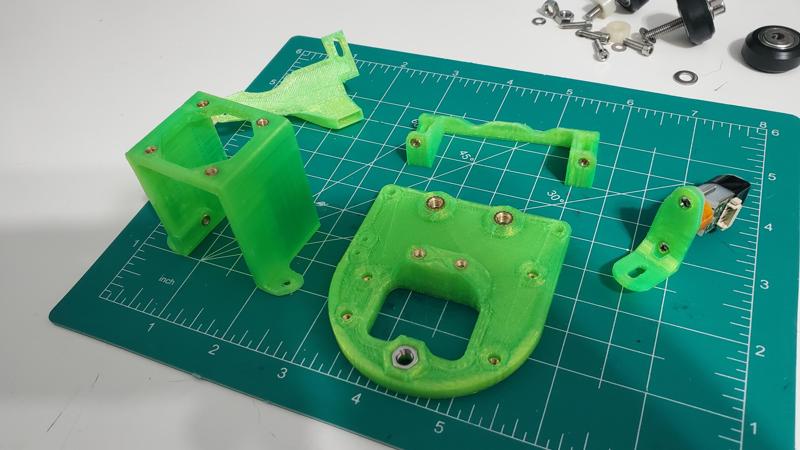 MK8 Hotend Mounting Plate for 2040 profile