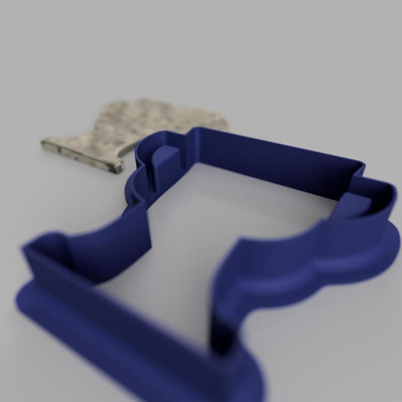 Sport cup cookie cutter // Emporte-pièces biscuit coupe