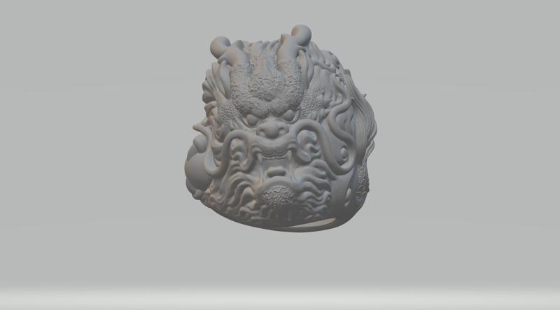 Dragon Ring 3D Model 3D print model