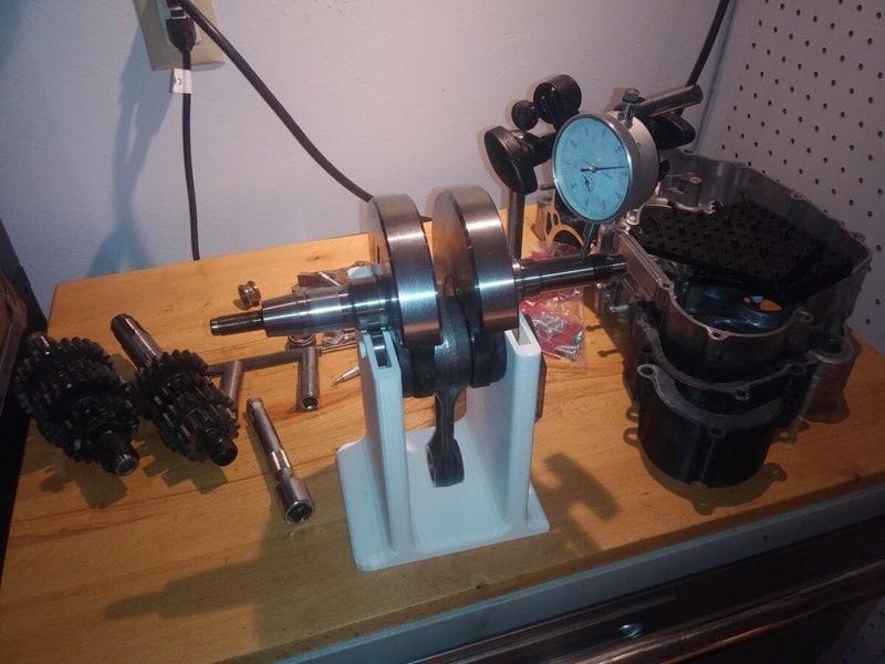 DRZ400 crankshaft balancing stand