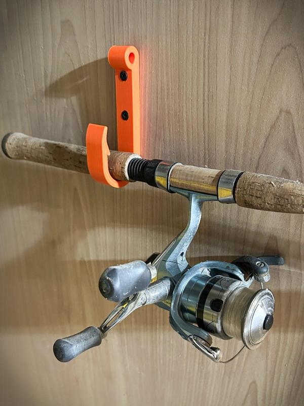 "Hook" Fishing Pole Holder