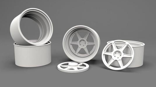 1/24 scale wheel