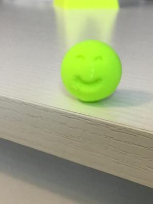 Happy face emoji eyes closed