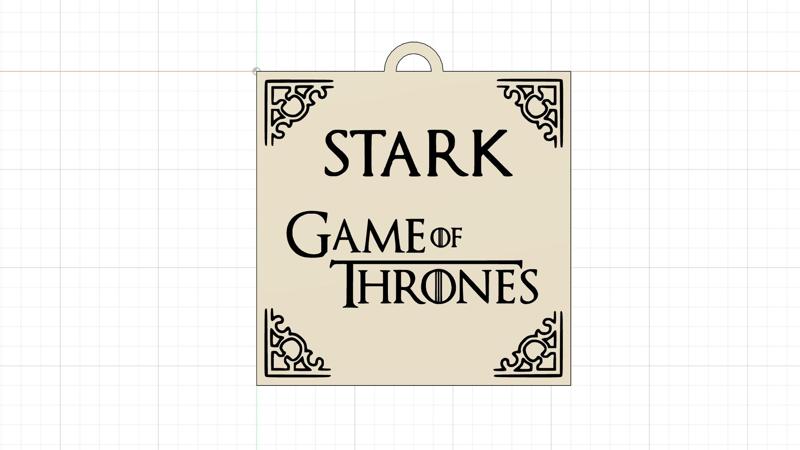 Llavero de Games Of Throne - Stark