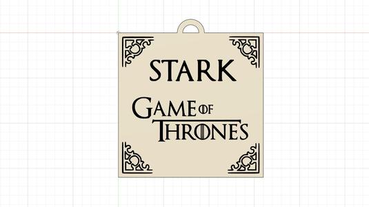 Llavero de Games Of Throne - Stark