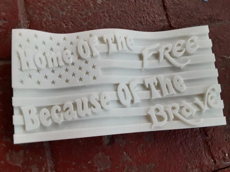 Home Of the Free American Flag