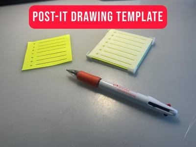 Post-It Drawing Template