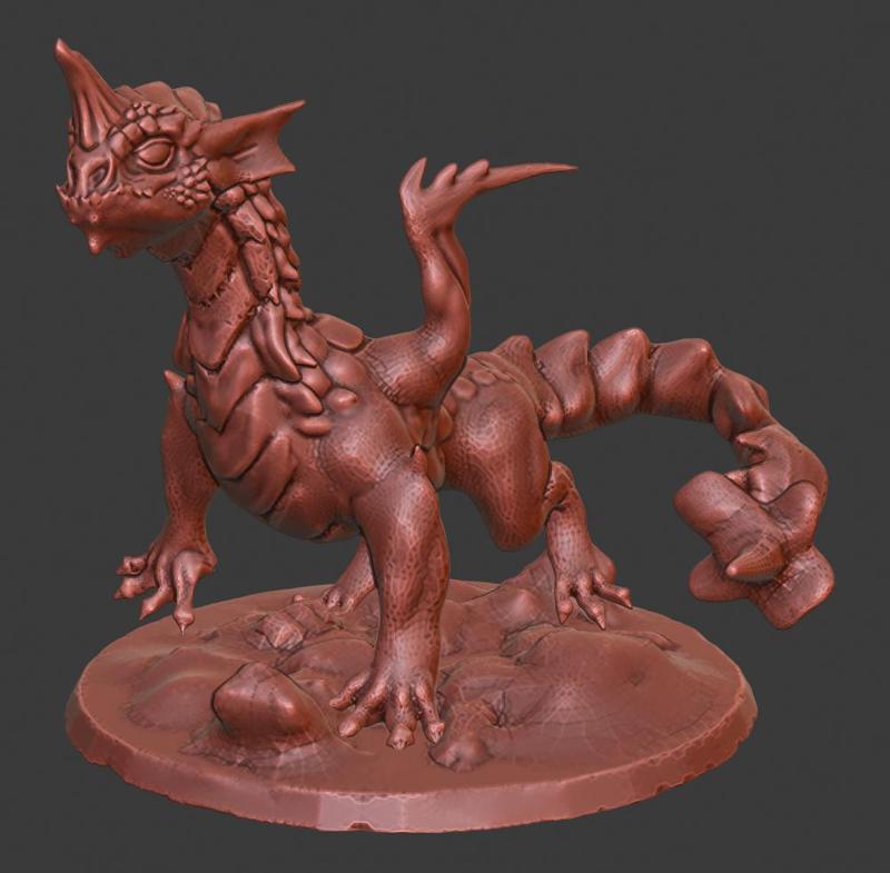 Horned Dragon Wyrmling