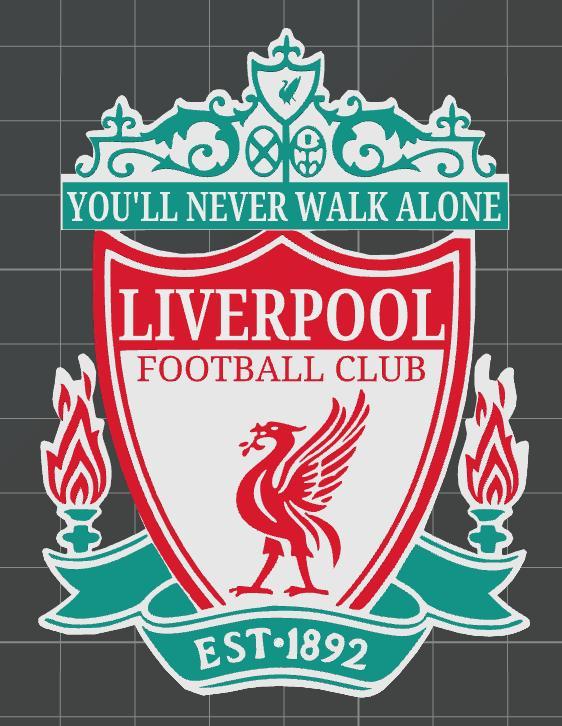 Multicolor Liverpool FC logo