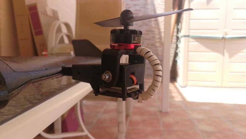 VTOL Tilt Rotor Mount for 9G Servos