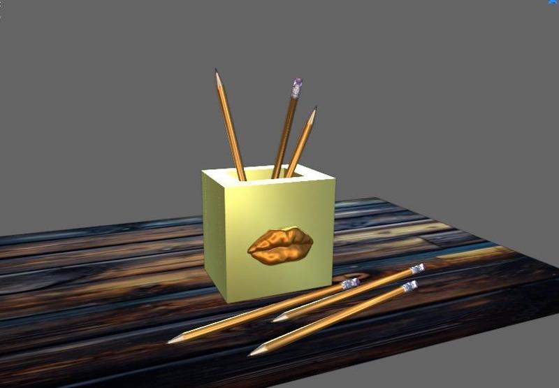 PEN  HOLDER whit LIPS