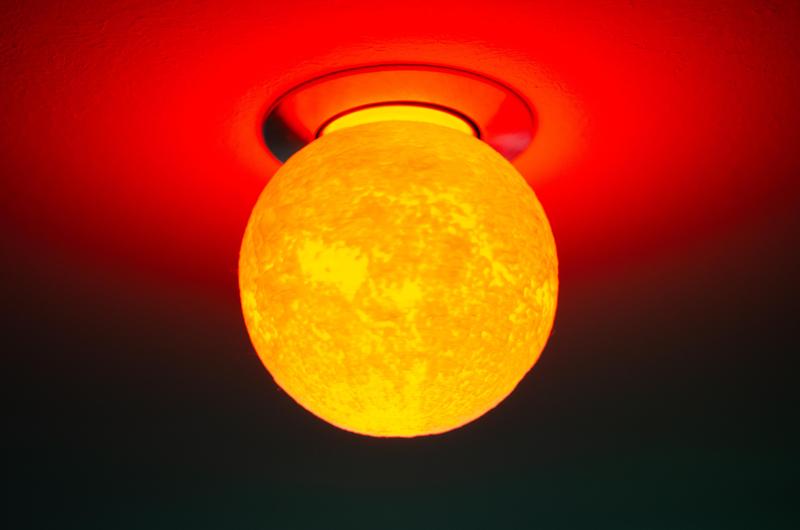 Sonnen-Lampe 100mm für Decke GU10