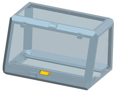 Handle for the (Un)original drybox with Prusa style.