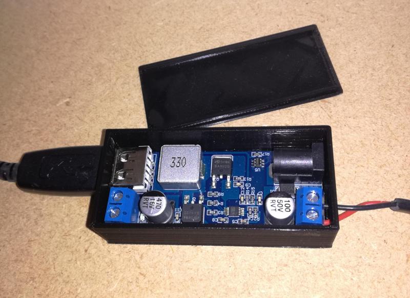 Transformer (buck) box with lid