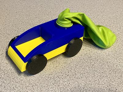 Balloon-Powered Car (Toy)