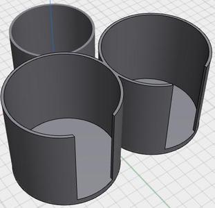 2 cup holders per 1 cup holder