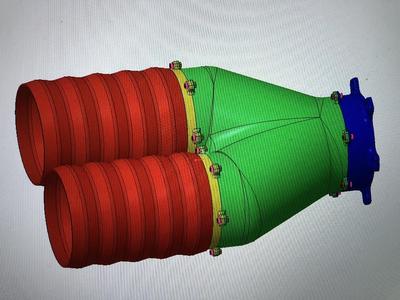 Abluft-Y-Verbinder MK2