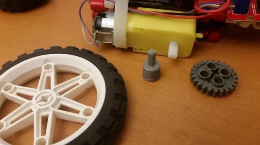 TT Motor Smart Car a Lego