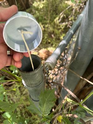 Geocache Fence Cap