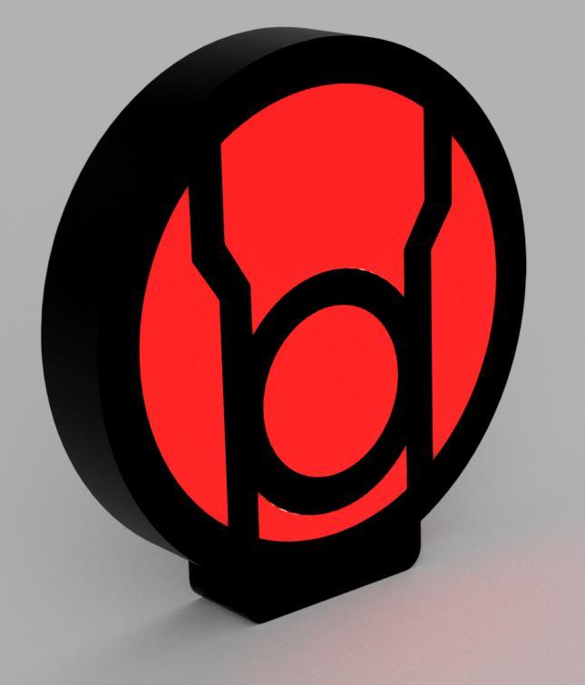 Red Lantern LED Lamp