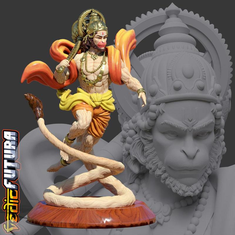 Guardian in Flight: Hanuman’s Mythic Tail